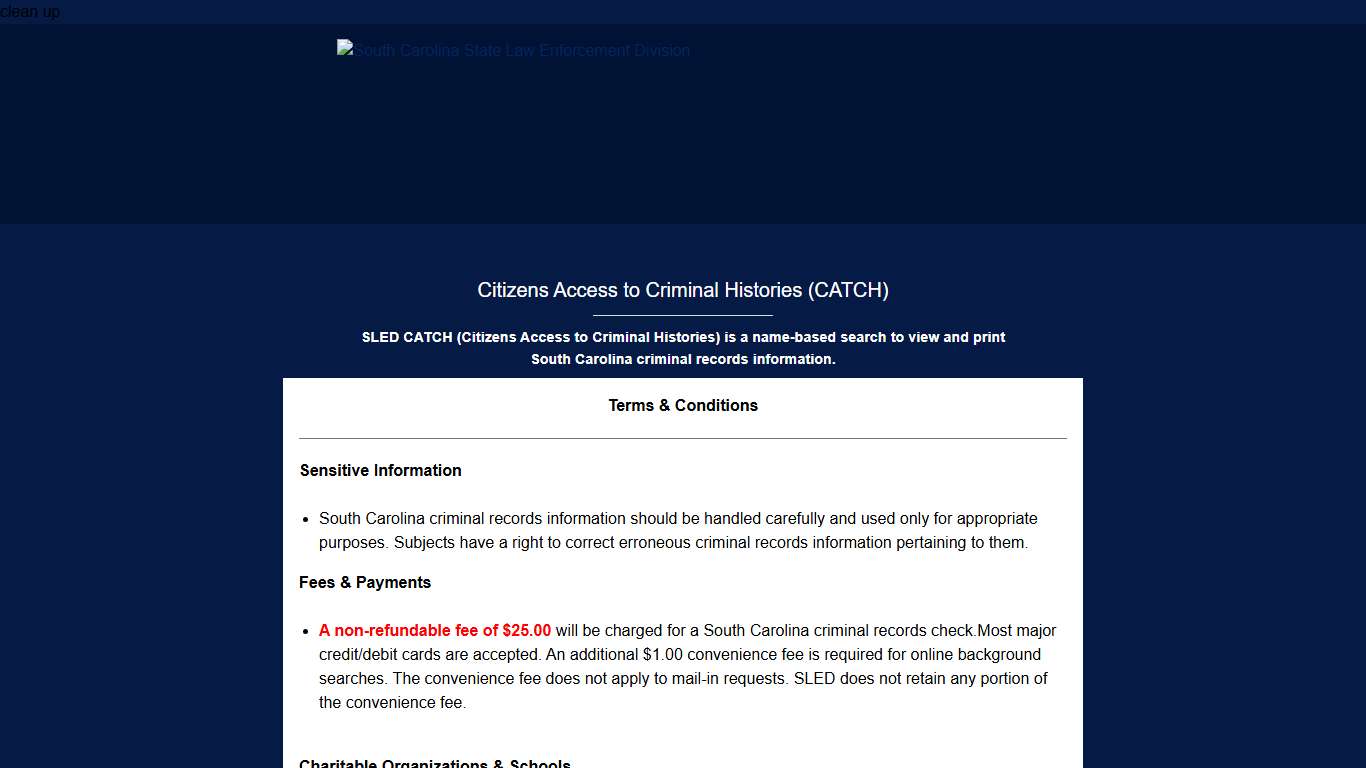 Sled Catch - South Carolina